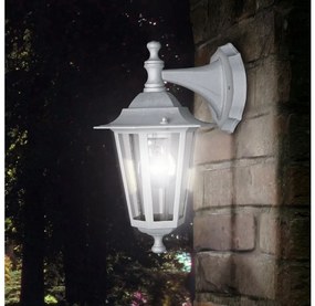 EGLO 22462 - Vonkajšie nástenné svietidlo LATERNA 5 1xE27/60W/230V IP44 biela