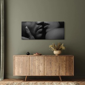 Obraz - Bozk, čiernobiela fotografia (120x50 cm)