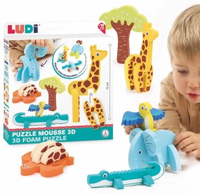 Puzzle penové 3D Zvieratká