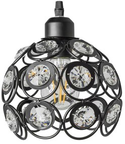 Toolight Edison, závesné svietidlo 3xE27 APP209-3CPR, čierna, OSW-30002