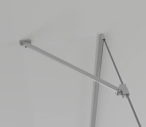 CERANO - Sprchovací kút Antelo L/P - chróm, transparentné sklo - 70x30 cm - krídlový, CER-CER-8050BD114