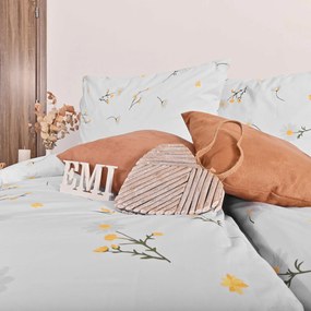 Obliečky bavlnené Sedmokrásky EMI: Predĺžený set jednolôžko obsahuje 1x 140x220 + 1x 70x90