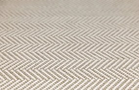 Šnúrkový obojstranný behúň Brussels 205681/10610 Linen krémový / béžový
