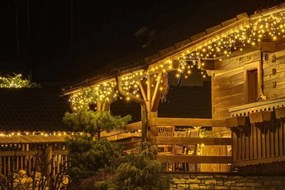 DECOLED LED rampouchy světelné 3× 0,5 m, teple bílá, 114 diod, IP67, bílý kabel