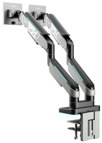 Dvojitý držiak na monitory 49 palcov, sivá-čierna RGB X-Arm Dual