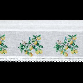 EUROFIRANY KRÁTKA ZÁCLONA NA PÁSKE KSENIA 150X30 CM VIACFAREBNÁ