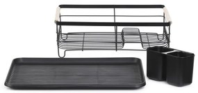 Odkvapkávač na riad PLYSTRE čierny 887197