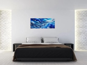 Obraz – Ryby vo vlnách (120x50 cm)