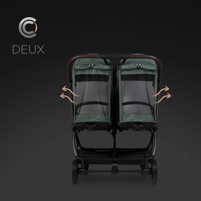 Športový kočík pre dvojčatá Cavoe DEUX Laura