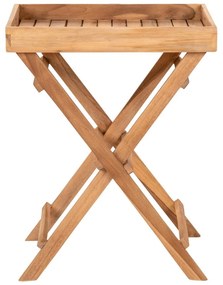 Záhradný servírovací stolík z teakového dreva 29x39 cm Ronda – House Nordic