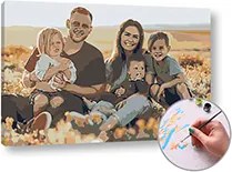 Maľovanie podľa čísel z vlastnej fotky - OBDĹŽNIK