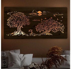 Li-Go 5307/DUB2 - LED stmievateľná nástenná dekorácia LED/24W/230V 120x60 cm dub