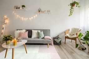 Osta, Kusový koberec Flux 46109 / AE200, 60x120, ružová, obývacia izba