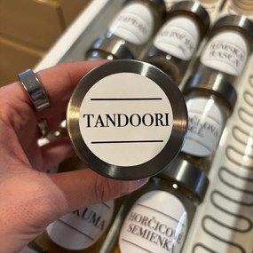 PIPPER. Nálepky na koreničky - Rozširujúci balíček "Šéfkuchár" Veľkosť: 4 cm