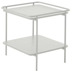 Dizajnový odkladací stolík Harinder 45 cm sivý