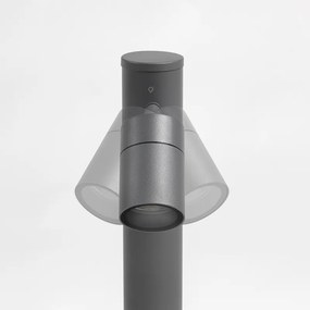 Vonkajšie svietidlo šedá nehrdzavejúca oceľ 45 cm nastaviteľné IP44 - Solo