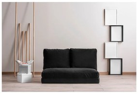 Čierna rozkladacia pohovka 120 cm Taida – Balcab Home