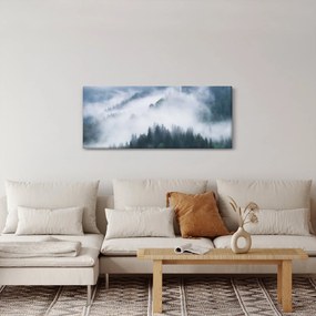 Obraz - Stromy v hmle (120x50 cm)