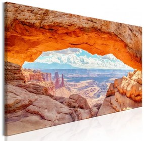 Artgeist Obraz - Canyon in Utah (1 Part) Narrow Veľkosť: 120x40, Verzia: Na talianskom plátne