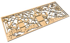 Veselá Stena Drevená nástenná dekorácia Vinná réva