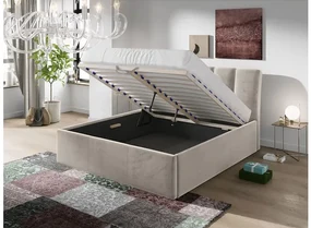 Čalúnená posteľ s úložným priestorom Milo (160x200) (Fresh 01). Vlastná spoľahlivá doprava až k Vám domov. 1059964