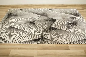 Koberec Studio E840A Geometria čierny / krémový