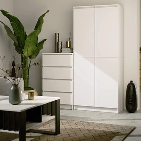 Skriňa Rexa III 80 cm biela