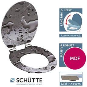 Schütte WC doska s pomalým spúšťaním (kvapky)  (100335885)