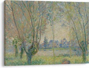 Obraz - Claude Monet, Woman Seated under the Willows, reprodukcia (70x50 cm)