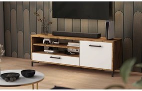 TV skrinka/stolík Cascade  (dub lancaster + biela). Vlastná spoľahlivá doprava až k Vám domov. 1098745