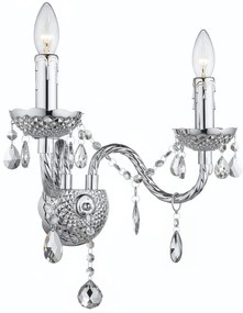 Toolight Toolight, nástenné svietidlo 2xE14, EBT019-2W, chrómová, OSW-01237