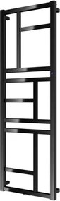 HOPA Mondrian elektrický radiátor 159x60 cm čierny matný REDMON601431Y