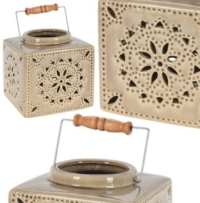 LAMPÁŠ KIM3 16X16,5 CM TMAVOBÉŽOVÁ