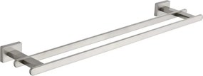 Mexen Arno, dvojitý vešiak na uterák, brúsená oceľ, 7020725-97