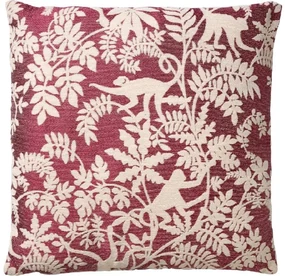 Dekoračný poťah na vankúš ABU MERLOT 45x45 cm, vínový