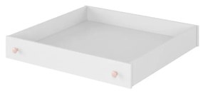 Zásuvka na posteľnú bielizeň Luna LN09, Farby: biela / ružová + biela