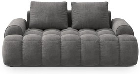 Sivá zamatová pohovka 175 cm Linz – Cosmopolitan Design