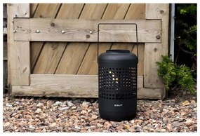 Čierna plynová lampa Cosi Drop, výška 37 cm