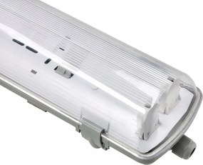 Sada LED svietidiel 120 cm, 36 W, 5760 lm, 6500 K, do garáže, s plechom