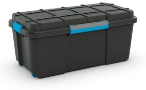 Úložný box z recyklovaného plastu s vekom, Scuba L - 74 l, 35x78x39,5 cm