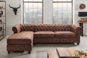 Rohová sedačka Chesterfield Vintage ľavá