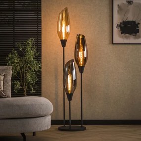 Stojaca lampa 76-91 Cocoon 3L Multicolour glass - Komfort-nábytok