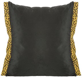 DEKORAČNÁ OBLIEČKA NA VANKÚŠ VIVIANE 45X45 CM ČIERNA