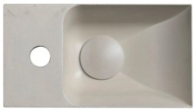 Svetlosivé betónové umývadlo 31x17 cm Piccolino – Sapho