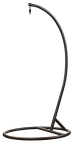 Závěsné houpací křeslo Houseland Luna XL černé