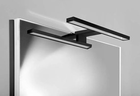 Aqualine Aqualine, SERAPA LED svietidlo 5W, 230V, 300x40x100mm, IP44, plast, čierna matná, SA147B