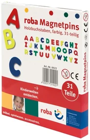 Súprava magnetiek 31 ks Alphabet – Roba