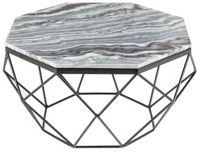 Konferenčný stolík Diamond 70cm mramor šedý