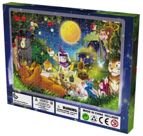 Detské puzzle Zvieratká v lese 216 dielikov Aga4Kids MR1463