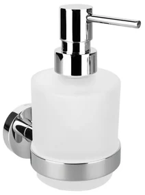 Sapho Sapho, X-ROUND dávkovač mydla 200ml, mliečne sklo, chróm, XR103